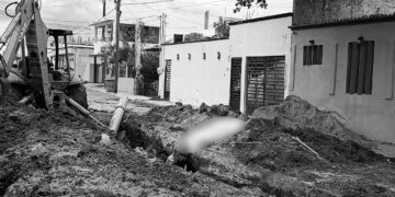 Joven muere atrapado en zanja de drenaje en Matamoros, Tamaulipas