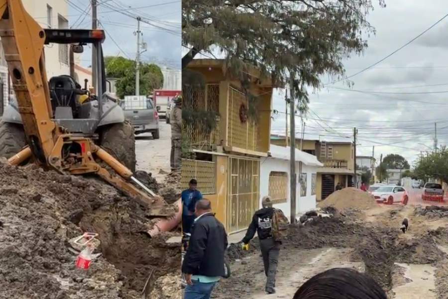 Joven muere atrapado en zanja de drenaje en Matamoros, Tamaulipas