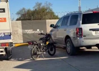 repartidor colisionar camioneta Matamoros