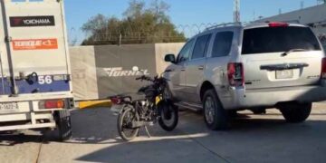 repartidor colisionar camioneta Matamoros