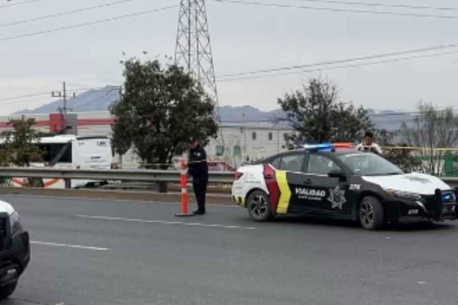 Jovencito fallece tras sufrir aparatoso accidente en la Carretera Monterrey-Saltillo