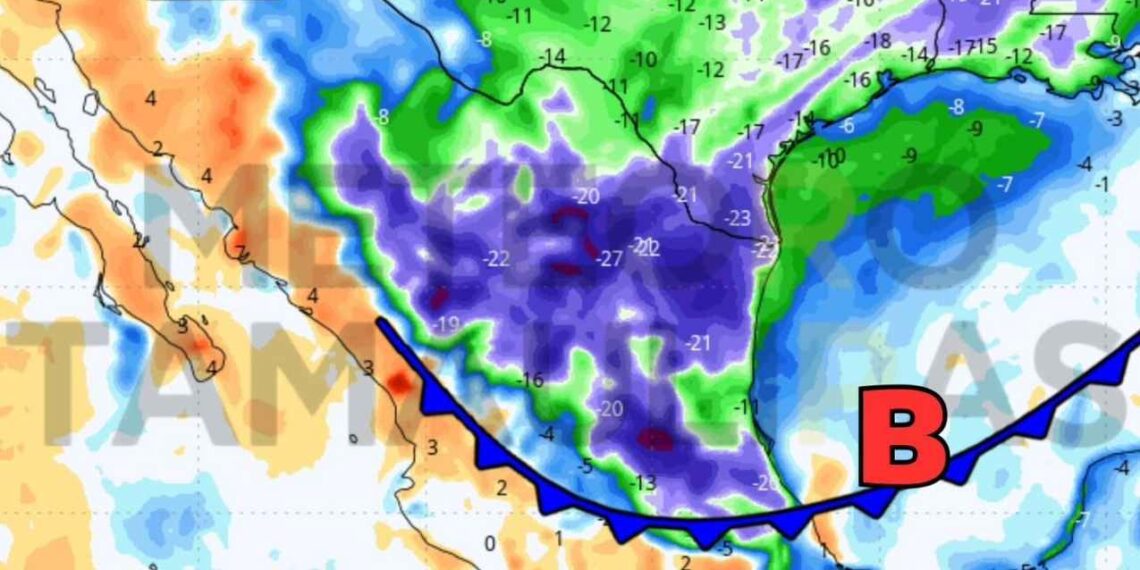 Lluvias y frío polar este fin en Tamaulipas