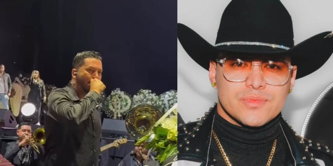 Luis Ángel “El Flaco” rompe en llanto al despedir a Yeison Jiménez