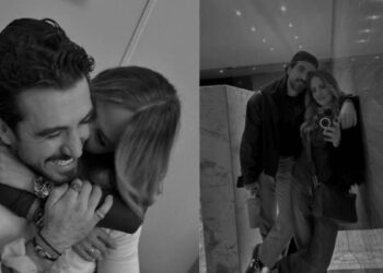 Luis Carlos Origel comparte tiernas fotografías con su novia Andrea Legarreta 