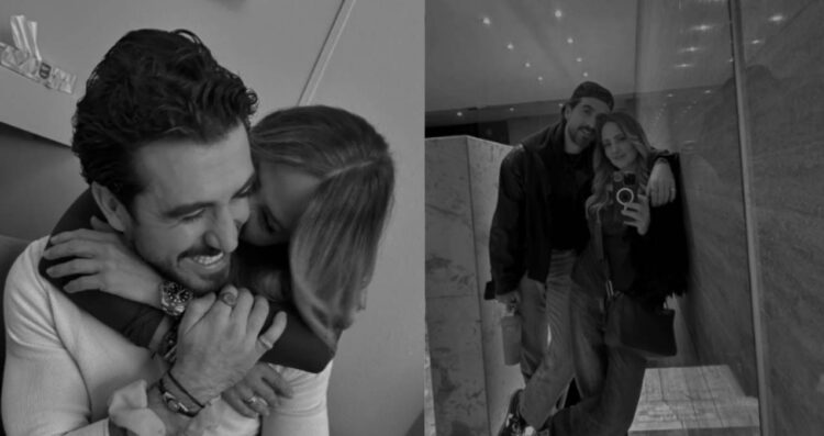 Luis Carlos Origel comparte tiernas fotografías con su novia Andrea Legarreta