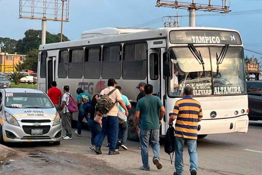 El transporte público de Tampico genera quejas por deficiencias