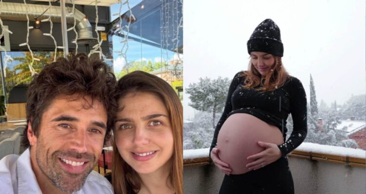 Michelle Renaud presume su pancita a punto de convertirse en mamá