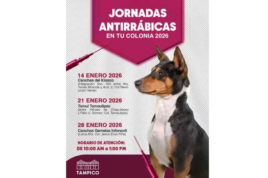 brigadas vacunación y control animal Tampico