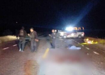 Motociclista accidente en González