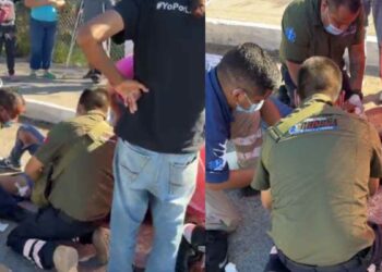 Motociclista grave tras choque en Matamoros