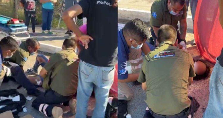 Motociclista grave tras choque en Matamoros