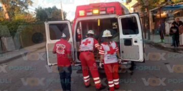 Motociclista lesionada en Madero