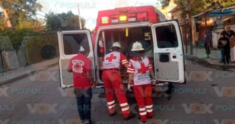 Motociclista lesionada en Madero