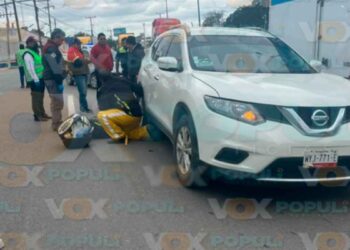 Motociclista lesionado en Altamira
