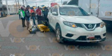 Motociclista lesionado en Altamira