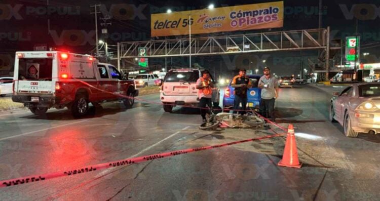 motociclista bulevar Hidalgo Reynosa
