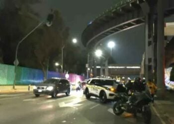 Motociclista muere tras caer del Viaducto Río de la Piedad en la Ciudad de México