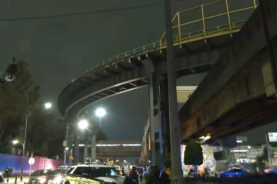 Motociclista muere tras caer del Viaducto Río de la Piedad en la Ciudad de México