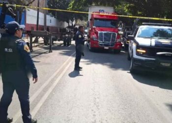 motociclista atropellado tráiler Azcapotzalco