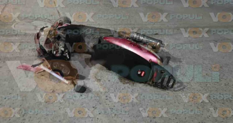 Motociclista resulta lesionado tras choque con auto en Altamira, Tamaulipas