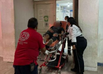 Motociclista sufre accidente en El Abra a Los Aztecas