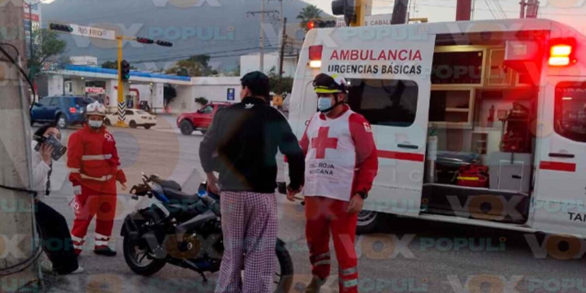 Motociclistas lesionados Victoria