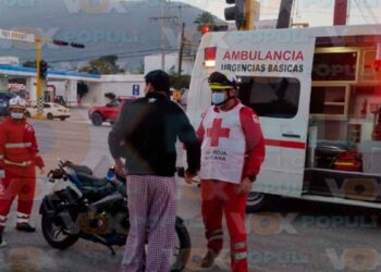 Motociclistas lesionados Victoria