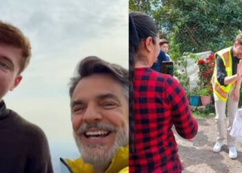 Mr. Beast y Eugenio Derbez sorprenden con visita a comunidad del sur del Estado de México