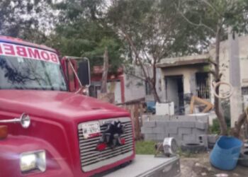 Muere hombre en incendio en Palmares de las Brisas en Matamoros, Tamaulipas