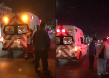 Mujer lesionada tras choque en Victoria