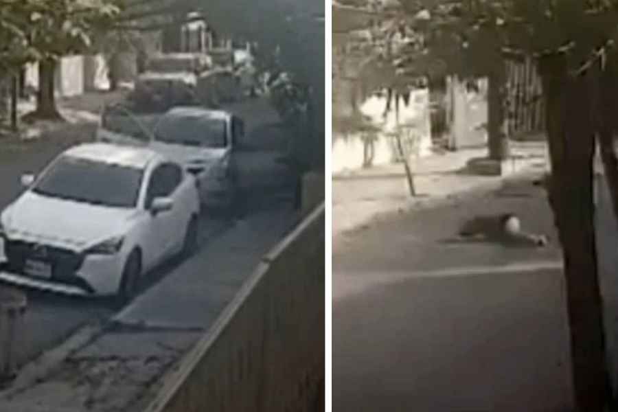 Mujer resulta lesionada tras ser arrastrada varios metros por su pareja en Monterrey, Nuevo León