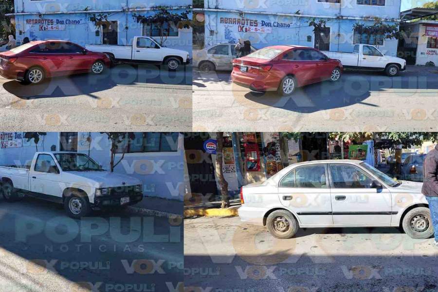 Olvida el alto y provoca fuerte carambola en Ciudad Victoria, Tamaulipas