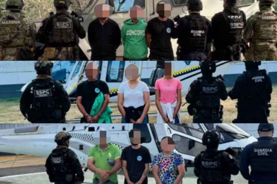 Operativo en Huetamo, Michoacán, termina con ocho detenidos y aseguramiento de droga