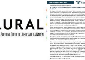 Plural TV inicia transmisiones como el nuevo canal de la Suprema Corte