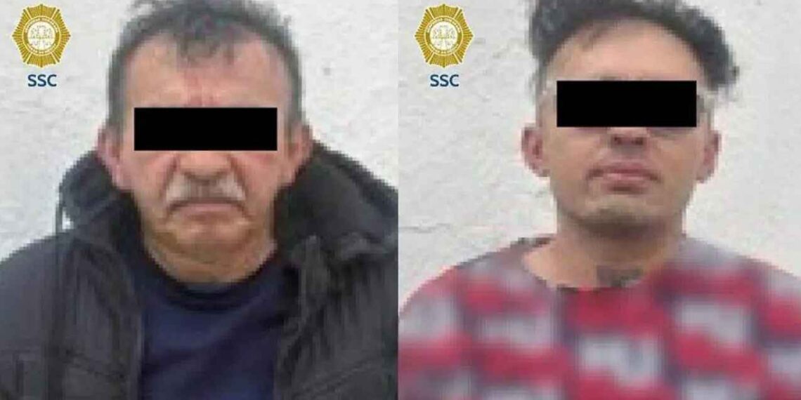 Policías detuvieron a dos hombres luego de asalto y persecución en la CDMX