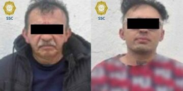 Policías detuvieron a dos hombres luego de asalto y persecución en la CDMX