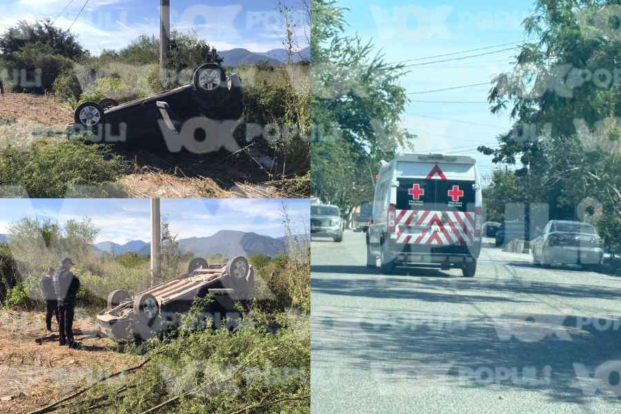 Profesor se salva de chocar contra poste al perder el control y volcar en la Interejidal Victoria