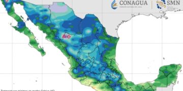 Pronóstico del Clima para el fin de semana en México enero 2026