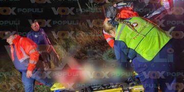 Razer vuelca en barranco de zona de playa en Altamira, Tamaulipas 