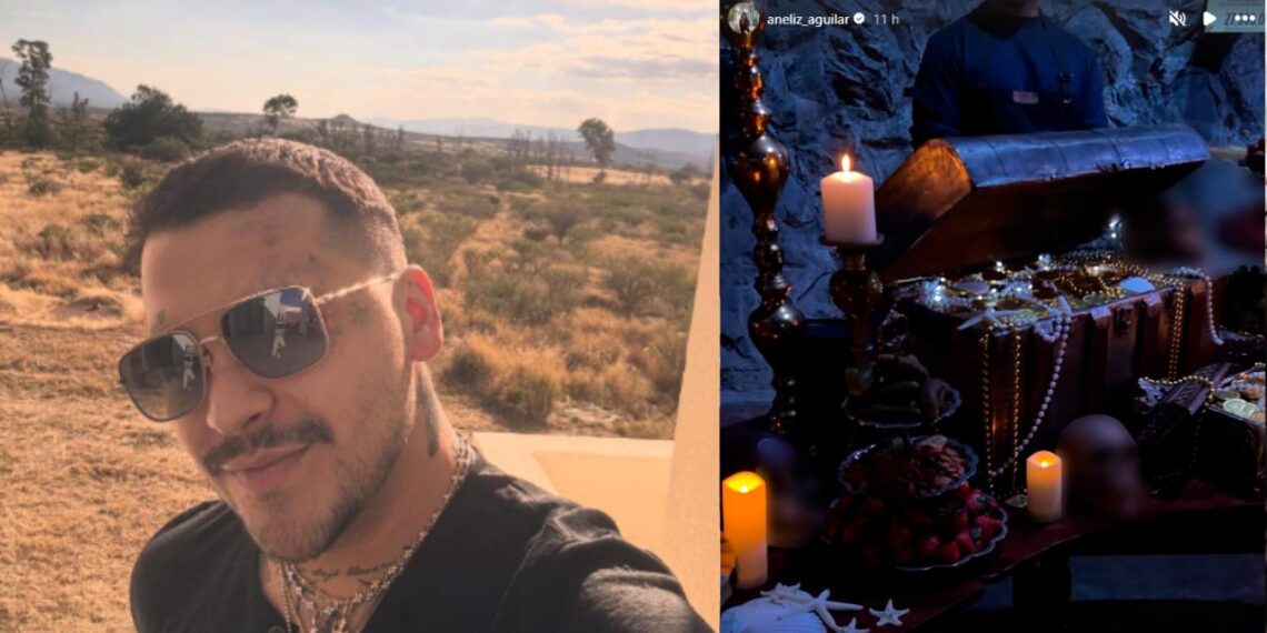 Revelan nuevas fotos de la fiesta de cumpleaños de Christian Nodal