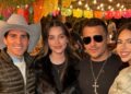 Rommel Pacheco y Lylo Fa disfrutan de la fiesta de cumpleaños de Christian Nodal