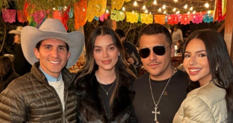 Rommel Pacheco y Lylo Fa disfrutan de la fiesta de cumpleaños de Christian Nodal