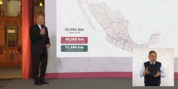 SICT anuncia inversión de 50 mil mdp para bacheo y mantenimiento de carreteras federales