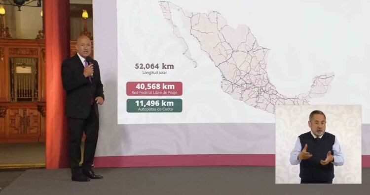 SICT anuncia inversión de 50 mil mdp para bacheo y mantenimiento de carreteras federales