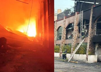 Se registra incendio en fábrica de plásticos en la Alcaldía Xochimilco, Ciudad de México