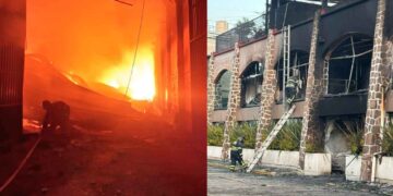 Se registra incendio en fábrica de plásticos en la Alcaldía Xochimilco, Ciudad de México