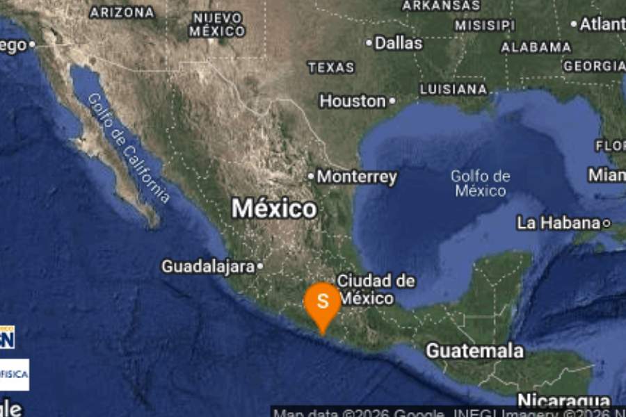 Sismo de 4.0 sacude Guerrero con epicentro cercano a San Marcos
