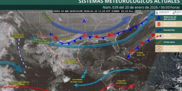 Sistema frontal generará lluvias y descenso térmico en México: ¿En qué regiones afectará?