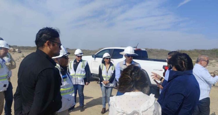 Supervisan autoridades estatales avances estratégicos en el Puerto del Norte de Tamaulipas