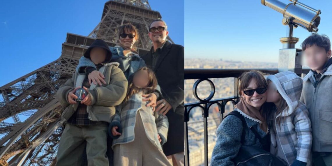 Tania Rincón comparte tiernas fotografías de su familia desde París